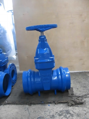 মরিচা প্রতিরোধের সকেট টাইপ রাবার সিল গেট ভালভ PN10 Pn16