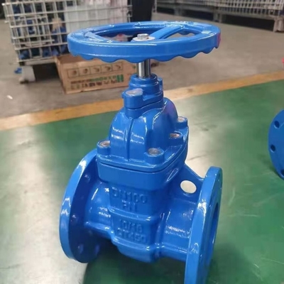 QT450 কাস্ট আয়রন কাস্ট স্টিল PN16 Dn200 জলের জন্য ফ্ল্যাঞ্জড গেট ভালভ