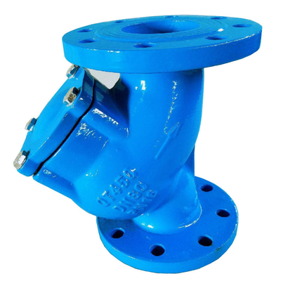 ANSI125 / ANSI 150 ফ্ল্যাঞ্জ শেষ নমনীয় লোহা Y স্ট্রেনার