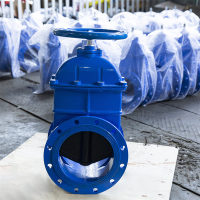 DN300 স্যুয়েজ গেট ভালভ নমনীয় আয়রন QT450 QT400 ইলাস্টিক Pn10 গেট ভালভ