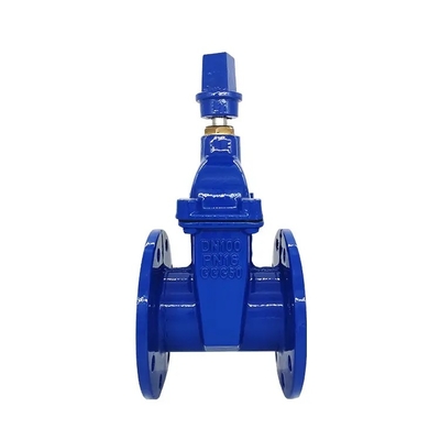DN100 F4 নরম সীল গেট ভালভ Z45X কপার গ্ল্যান্ড স্থিতিস্থাপক আসন গেট ভালভ