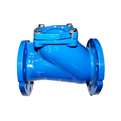 PN10 ফ্ল্যাঞ্জ এন্ডস বল চেক ভালভ QT450 HQ41X রাবার মাল্টি চ্যানেল