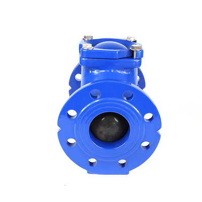 GGG50 বল চেক ভালভ PN10 PN16 QT450 নন রিটার্ন ভালভ রাবার ফ্ল্যাপ