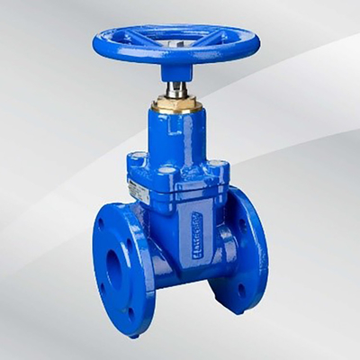 DN100 F4 নরম সীল গেট ভালভ Z45X কপার গ্ল্যান্ড স্থিতিস্থাপক আসন গেট ভালভ