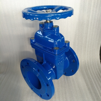 BS5163 GGG50 নরম সীল গেট ভালভ PN16 নমনীয় আয়রন DN100 DN150