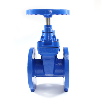 PN10 PN16 চাপ নিয়ন্ত্রণ নরম সিল গেট ভালভ Ggg40 Flanged শরীর
